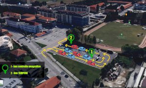 Cuneo, ecco come funzionerà la nuova area 'Drive through' per i tamponi Covid