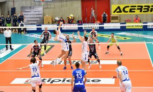 Pallavolo A2/M, il Vbc Synergy Mondovì si inchina alla capolista Bergamo