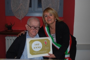 La Morra festeggia i 102 anni di Celestino Revello