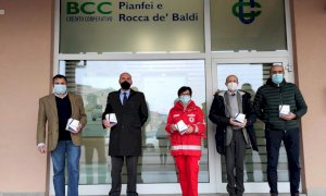 Contributo della Bcc Pianfei e Rocca De' Baldi per la Croce Rossa di Mondovì