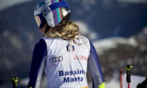 Sci alpino, oggi Marta Bassino in allenamento ad Artesina