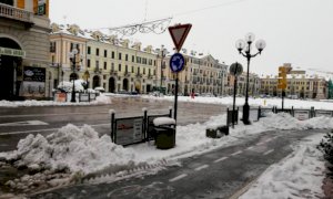 Cuneo, stasera lo sgombero neve nelle piazze dei mercati
