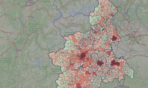 In Piemonte a novembre decessi raddoppiati rispetto alla media 2015-2019