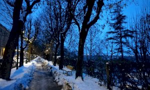 La neve imbianca Cuneo e la Granda nel primo scorcio del 2021 (FOTOGALLERY)