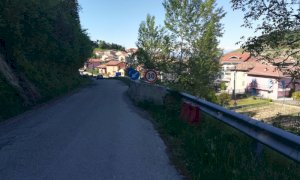 Lavori di consolidamento per la frana di Monforte d’Alba, in località Panirole