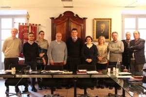 La Giunta comunale ha dato il benvenuto al nuovo vigile urbano Francesco Canobbio