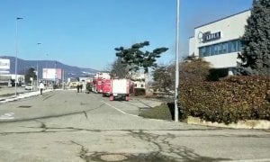  Busca, domato incendio al mobilificio Parola   