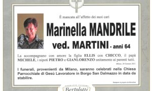 Borgo San Dalmazzo in lutto per la scomparsa di Marinella Mandrile