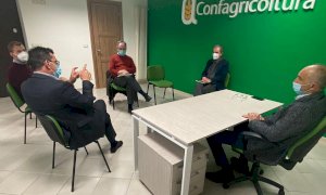 Sindaco e vicesindaco di Bra in visita al nuovo ufficio zona di Confagricoltura