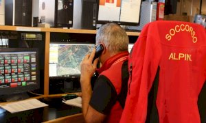 Scialpinista si frattura una gamba, secondo intervento del Soccorso Alpino in alta valle Maira