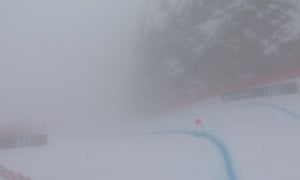 Sci alpino, nebbia a Cortina: cancellato anche il SuperG 