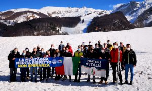 Fratelli d’Italia contro lo stop agli impianti sciistici: ‘‘La montagna merita rispetto’’