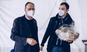 Il presidente nazionale Acli Emiliano Manfredonia in visita a Cuneo