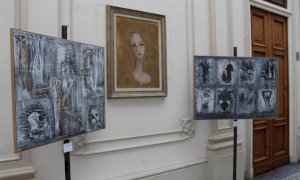 Alba, l'artista Viviana Gonella espone nei locali del palazzo Comunale