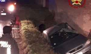 Scarnafigi, due donne soccorse dopo la caduta della loro auto in un fosso