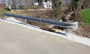 Busca, intervento del Comune su un tratto di strada critico in frazione San Rocco