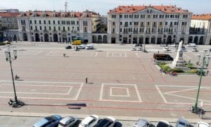 Cuneo, mercoledì riprenderà il tracciamento delle strisce di posizionamento del mercato