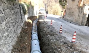 Viabilità, lavori a San Pietro di Monterosso Grana