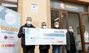 Da Conad Nord Ovest 76.400 euro alla Caritas per il Piemonte e la Valle d’Aosta