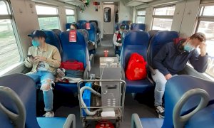 Campionamenti dell'aria sul treno Cuneo-Torino, nessuna traccia di Sars-Cov-2