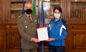 Marta Bassino premiata a Roma dal Capo di Stato Maggiore dell'Esercito