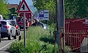 Incidente tra Saluzzo e Manta, un'auto fuori strada
