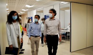 I capigruppo della minoranza albese in visita al Centro vaccinale ACA-Poliambulatorio San Paolo