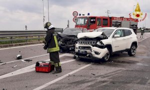 Fossano, tre feriti nello scontro tra due auto sulla Statale 231