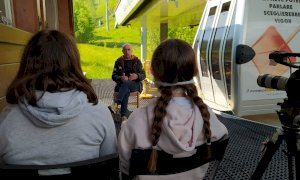 Le interviste degli allievi della Primaria a campioni e testimonial della storia dello sci di Limone