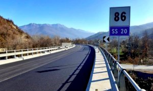 Proseguono i lavori dell'Anas lungo la statale 20 in valle Vermenagna