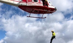 Due escursionisti recuperati dai Vigili del Fuoco sul colle del Prete