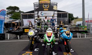 Motociclismo, la Black Racing Squadra Corse torna da Vallelunga leader in Coppa Italia