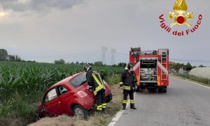 Morozzo, finisce fuori strada dopo l’incidente: ferita una ragazza