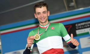 Ciclismo, l'albese Matteo Sobrero campione italiano a cronometro