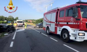 Frontale tra due auto a Magliano Alfieri, due feriti
