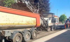 Centallo, sono iniziati ieri i lavori di ripristino dell'asfalto sulla strada statale