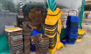 Alta adesione allo sciopero da parte del reparto raccolta rifiuti, sacchetti e bidoncini restano in strada