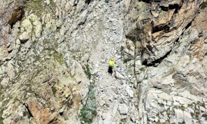 L'escursionista disperso è stato ritrovato senza vita in un canalone alla base della Rocca della Paur