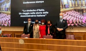 Borgna a Roma alla presentazione del libro “Le sindache d’Italia”