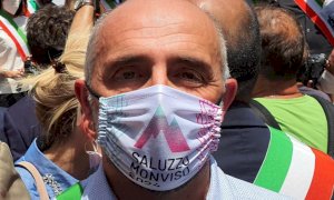 Rifreddo, il sindaco Cesare Cavallo a Roma per la manifestazione 