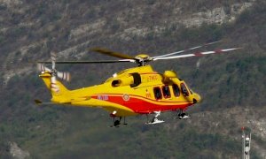 Elisoccorso a Bagni di Vinadio: una persona trasferita al 