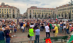 Cuneo, nuova manifestazione contro il Green Pass: