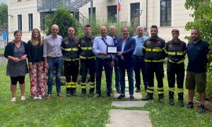 Busca ringrazia Raimondo Parola, per 35 anni volontario dei Vigili del Fuoco