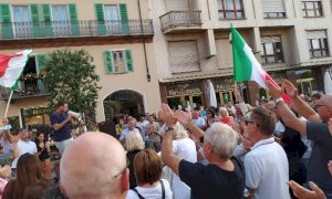 Ieri ad Alba la manifestazione contro il Green Pass