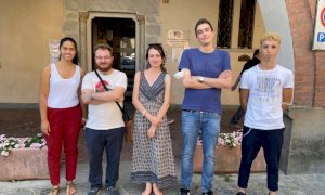 Quattro giovani impegnati nel servizio civile presso le Acli cuneesi