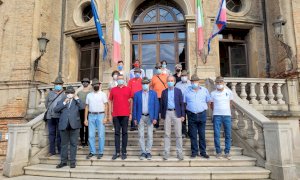 L’amministrazione di Bra saluta il nuovo direttivo del gruppo ANA cittadino