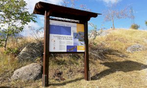 Una bacheca informativa a Madonna del Pino per i trent'anni del Progetto Migrans