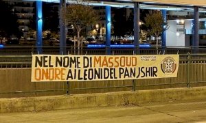 Striscioni di CasaPound a Cuneo e Alba in onore ai combattenti afghani del Panjshir