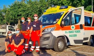 Saluzzo ringrazia la Croce Verde dai 300 volontari con la cittadinanza onoraria