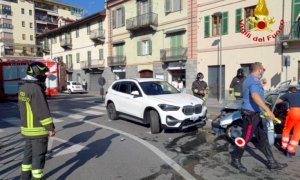 Incidente in centro Saluzzo, coinvolte tre auto